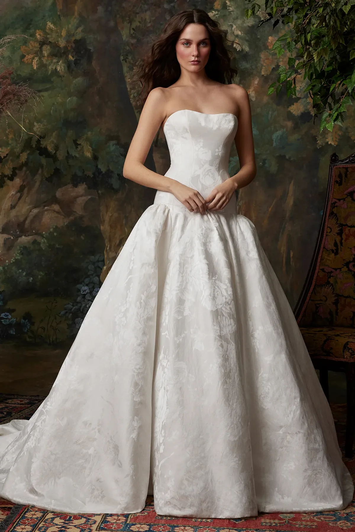 A model showcases the Ines Di Santo Augusta dress