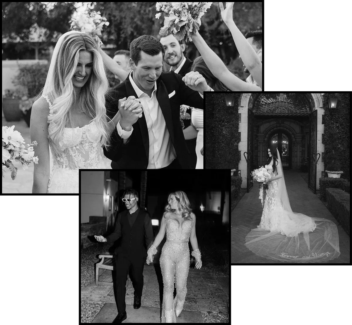 A collection of images from brides we've helped