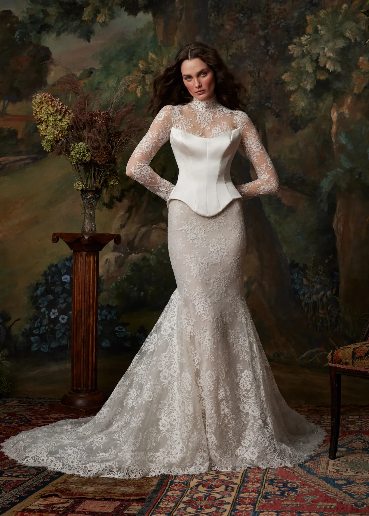 A model showcases the Ines Di Santo Luella dress